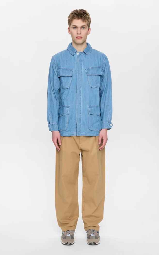 Lichtblauw Overshirt image