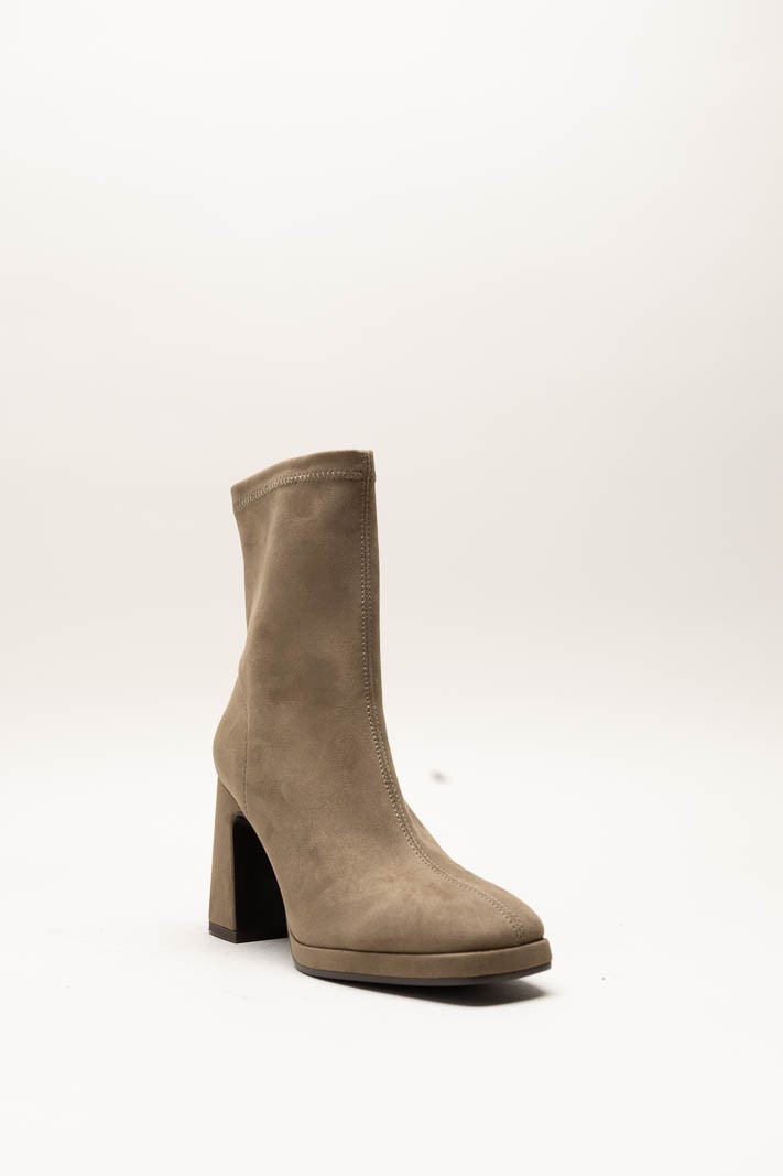 Taupe Enkellaars hak image