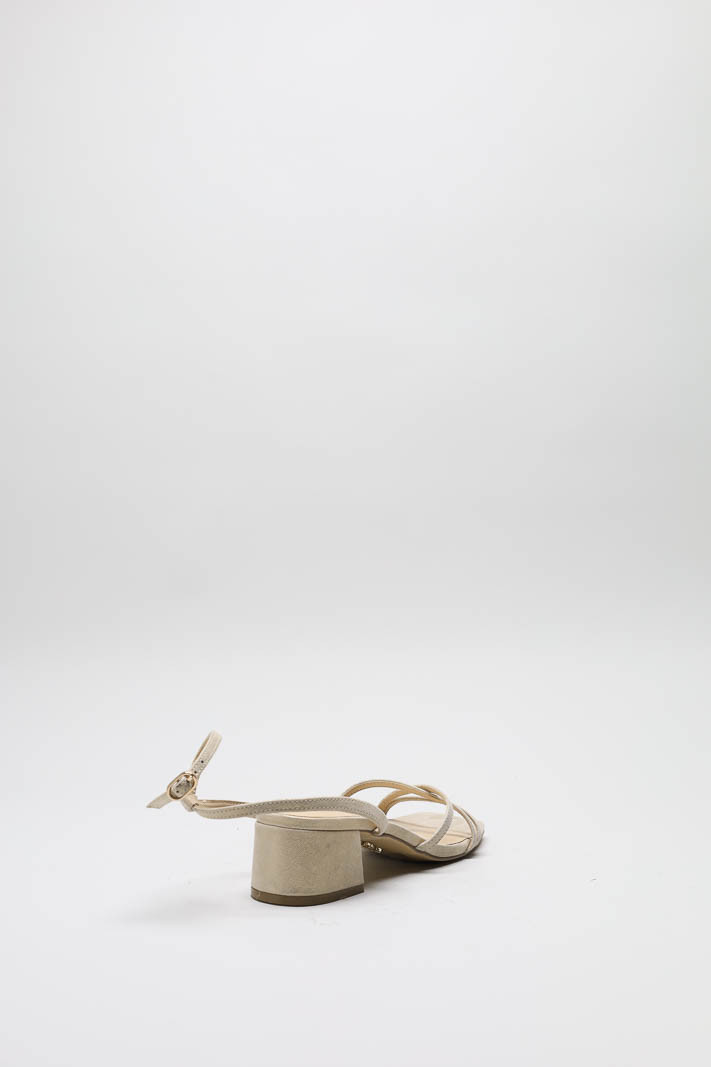 Beige Sandaal hak image