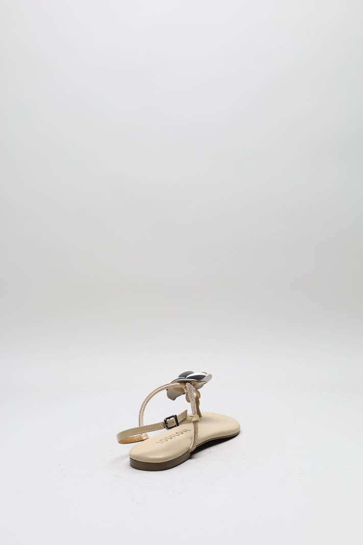 Beige Sandaal plat image