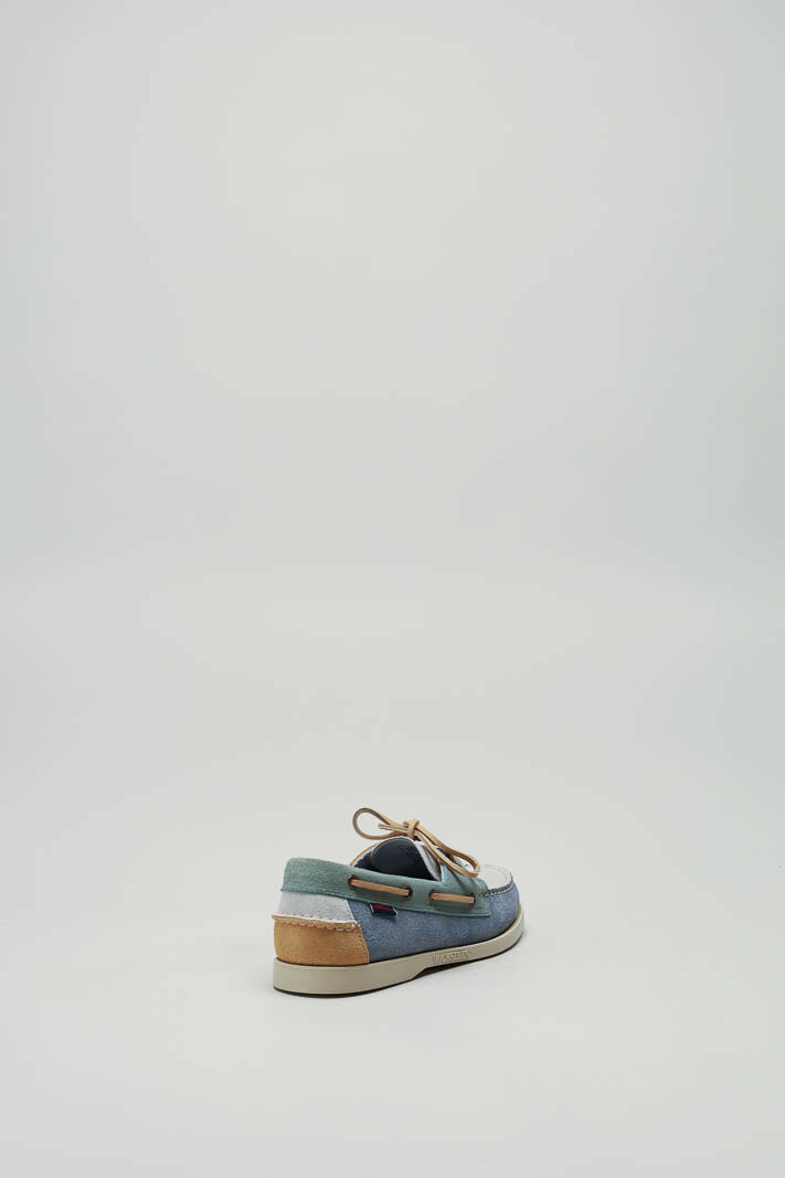 Lichtblauw Bootschoen image