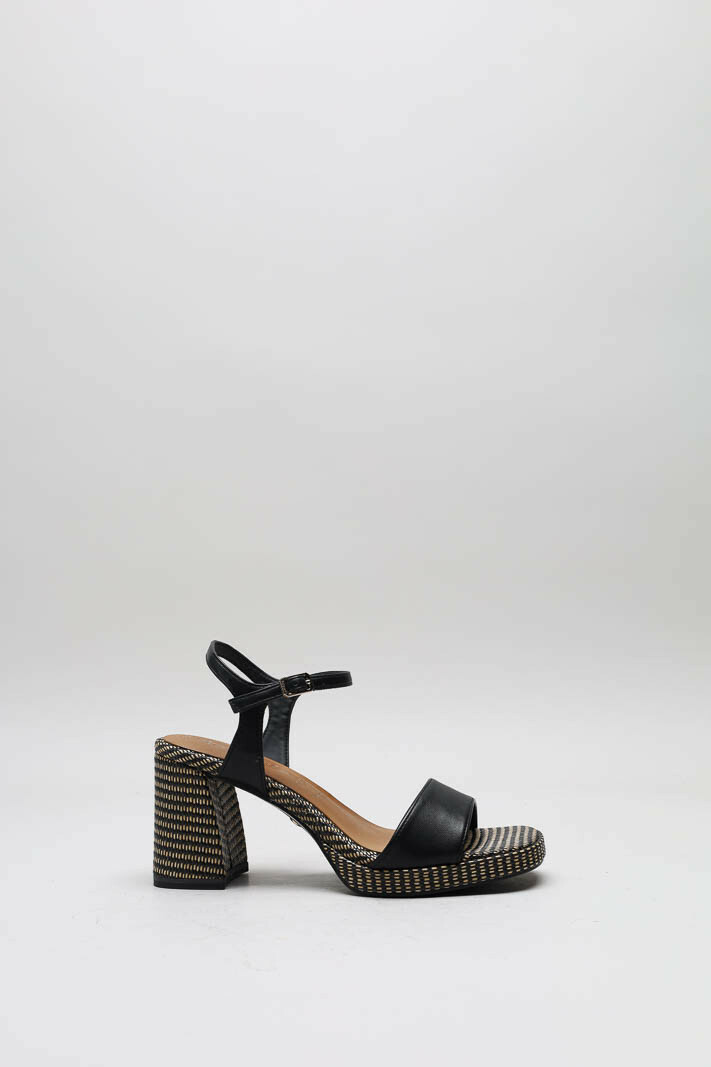 Zwart Sandaal hak
