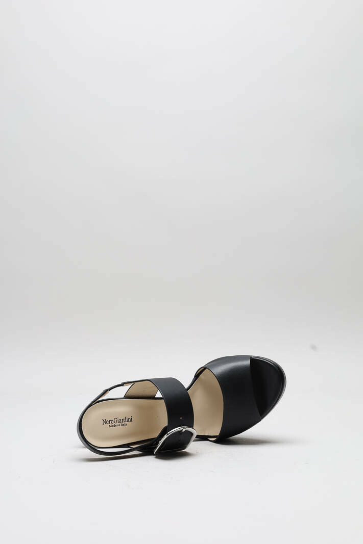 Zwart Sandaal hak image