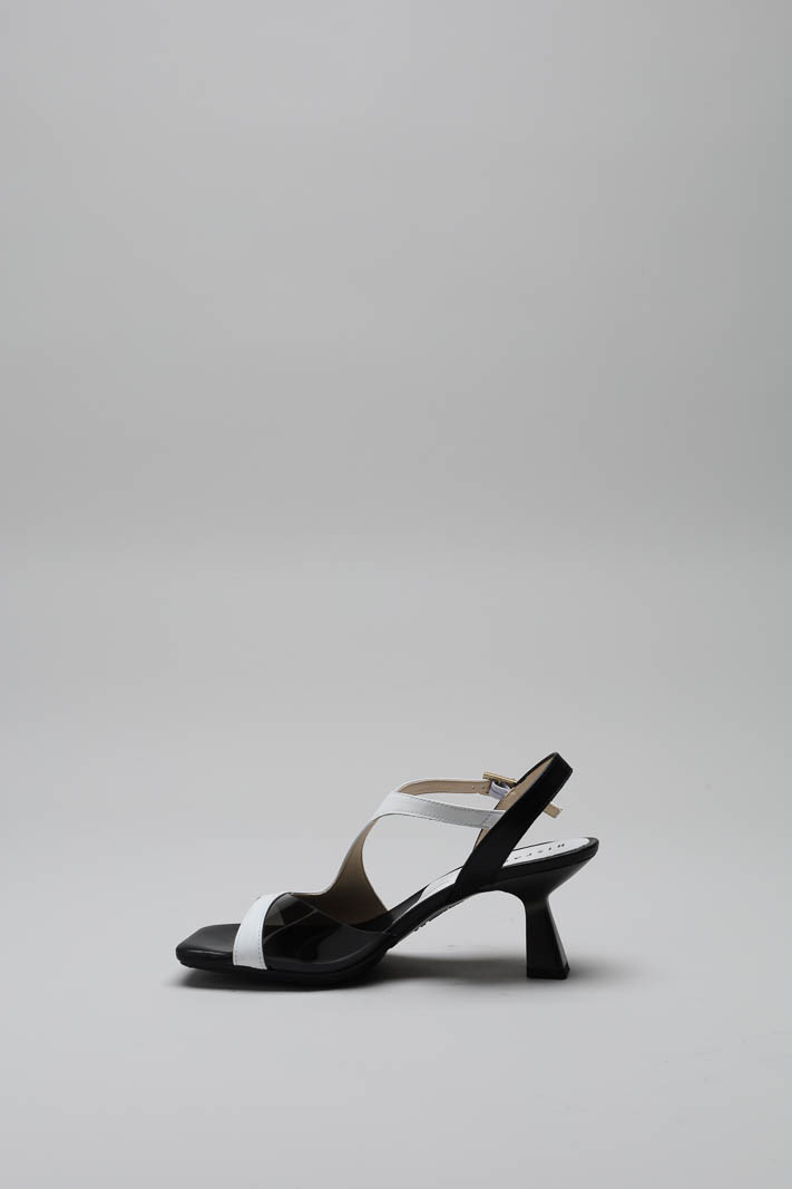 Zwart Sandaal hak image