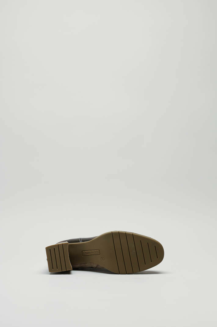 Taupe Enkellaars hak image