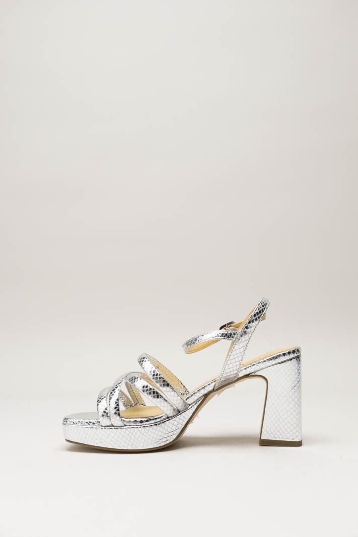 Zilver Sandaal hak image