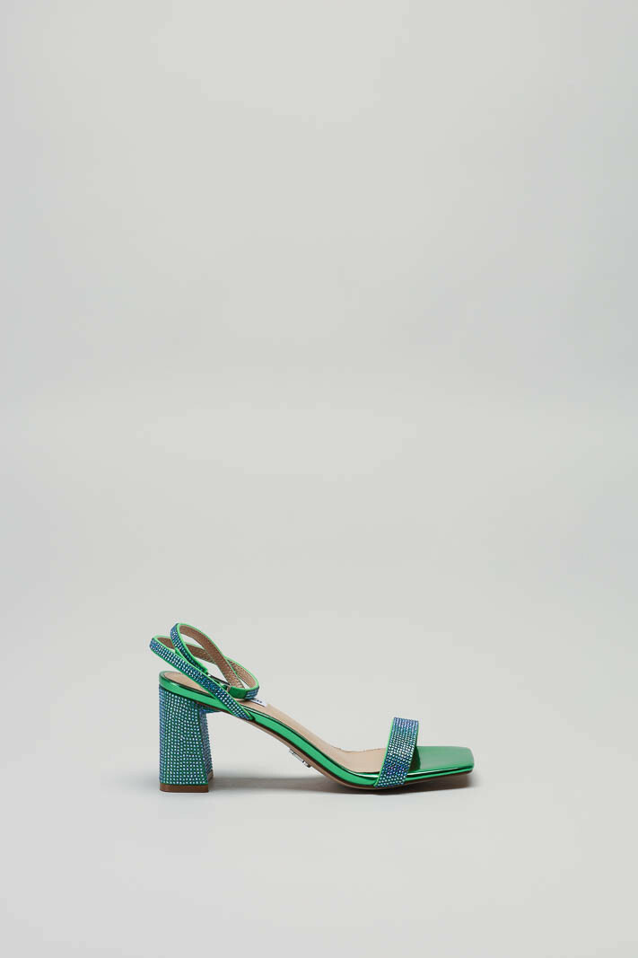 Lichtblauw Sandaal hak