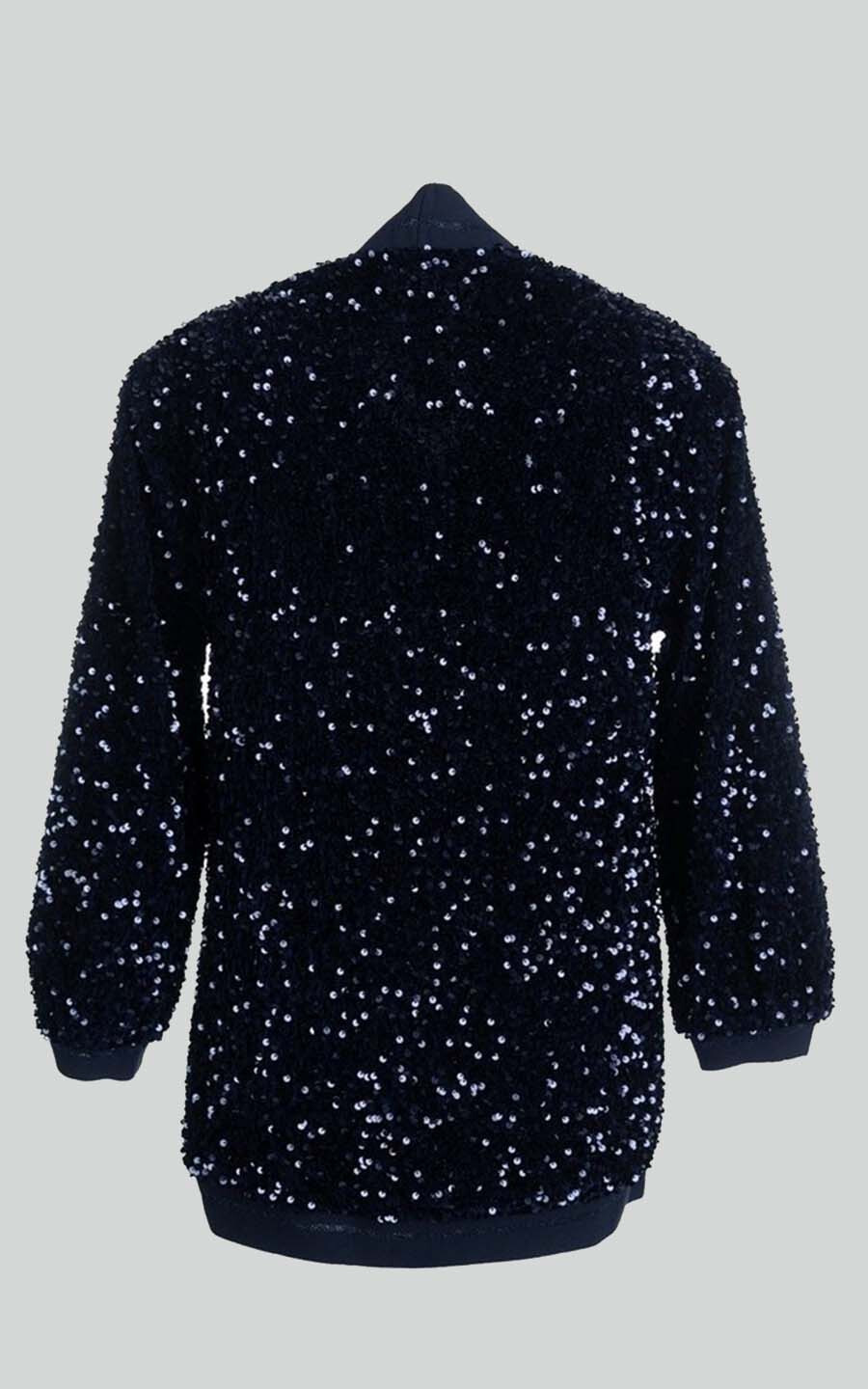 Donkerblauw Cardigan