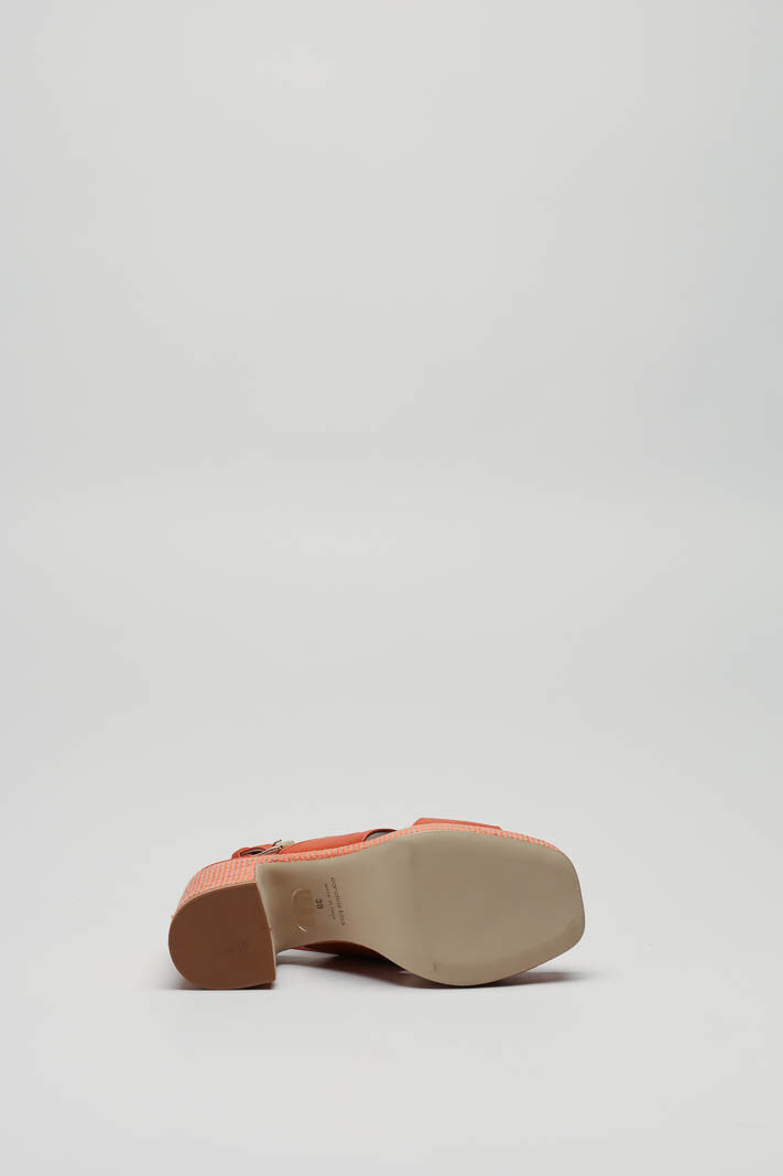 Oranje Sandaal hak image