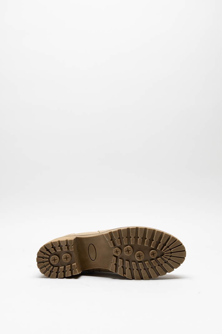 Beige Enkellaars plat image