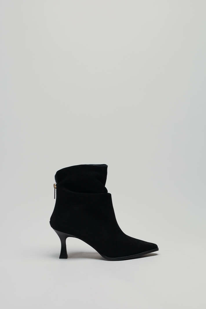 Zwart Enkellaars hak