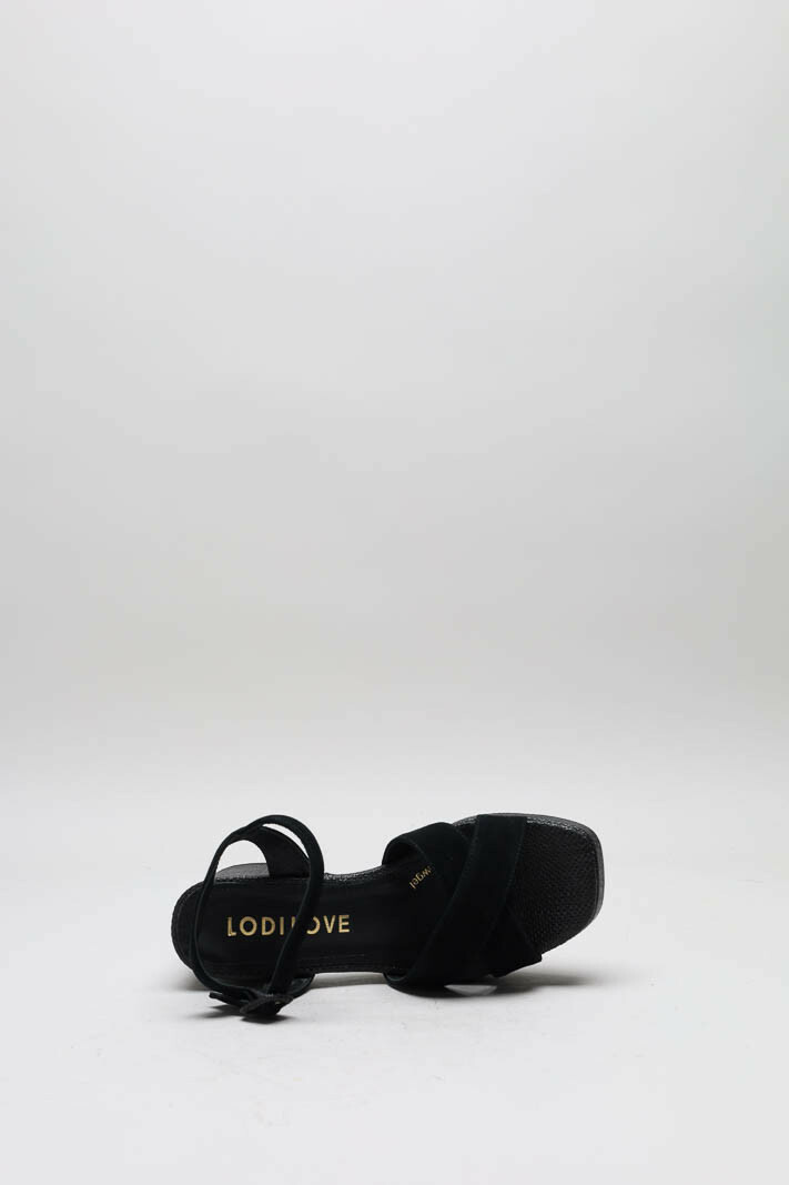 Zwart Sandaal hak image