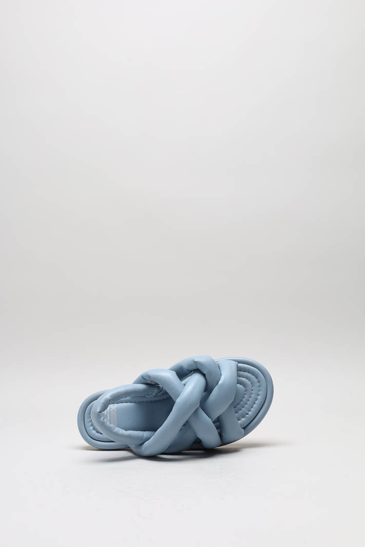 Lichtblauw Sandaal plat image