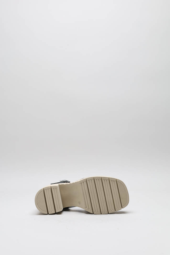 Blauw Sandaal hak image