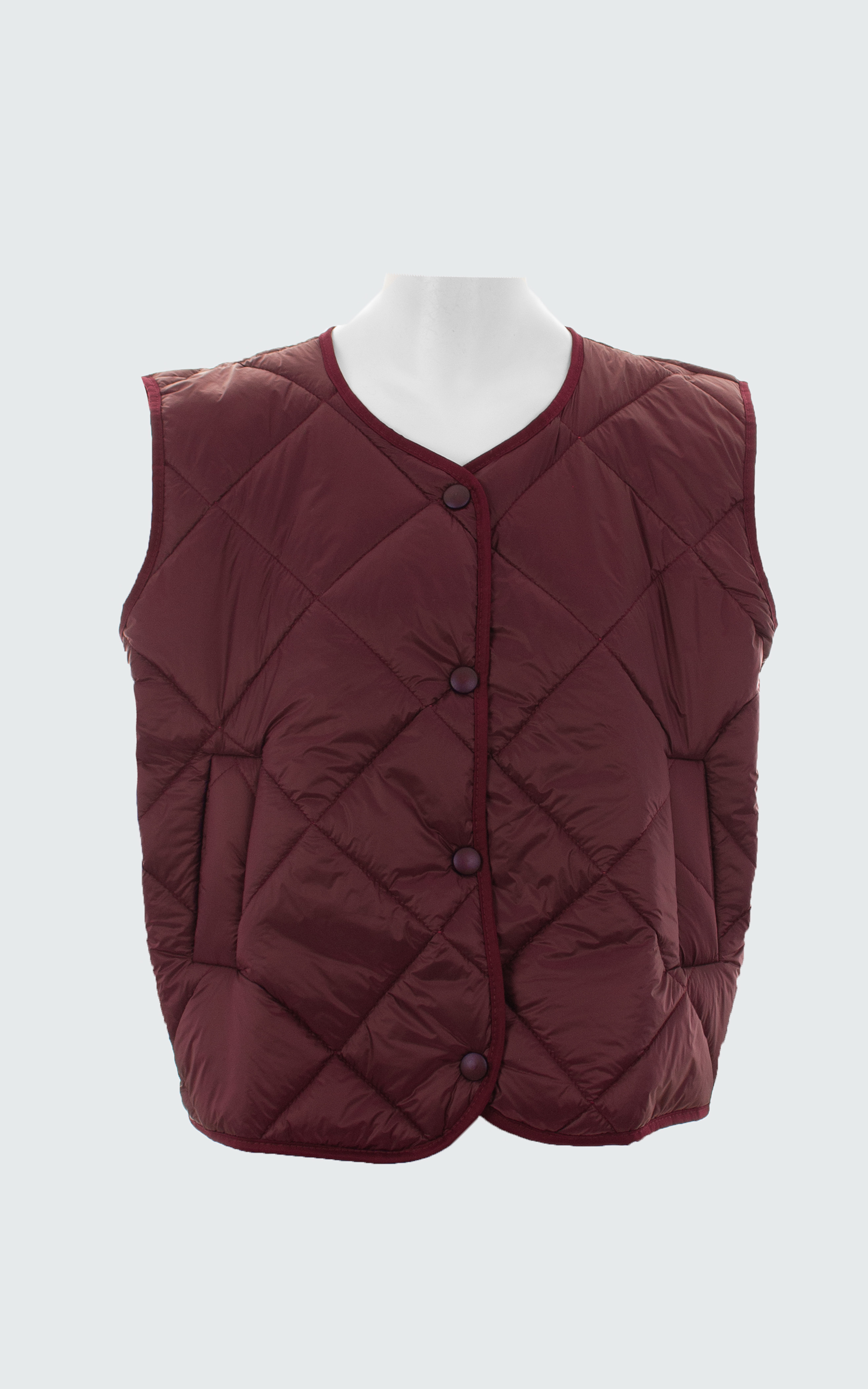 Bordeaux Vest mouwloos