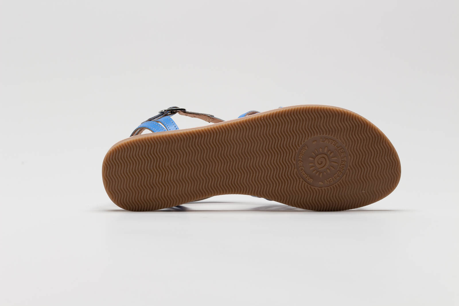 Blauw Sandaal plat image