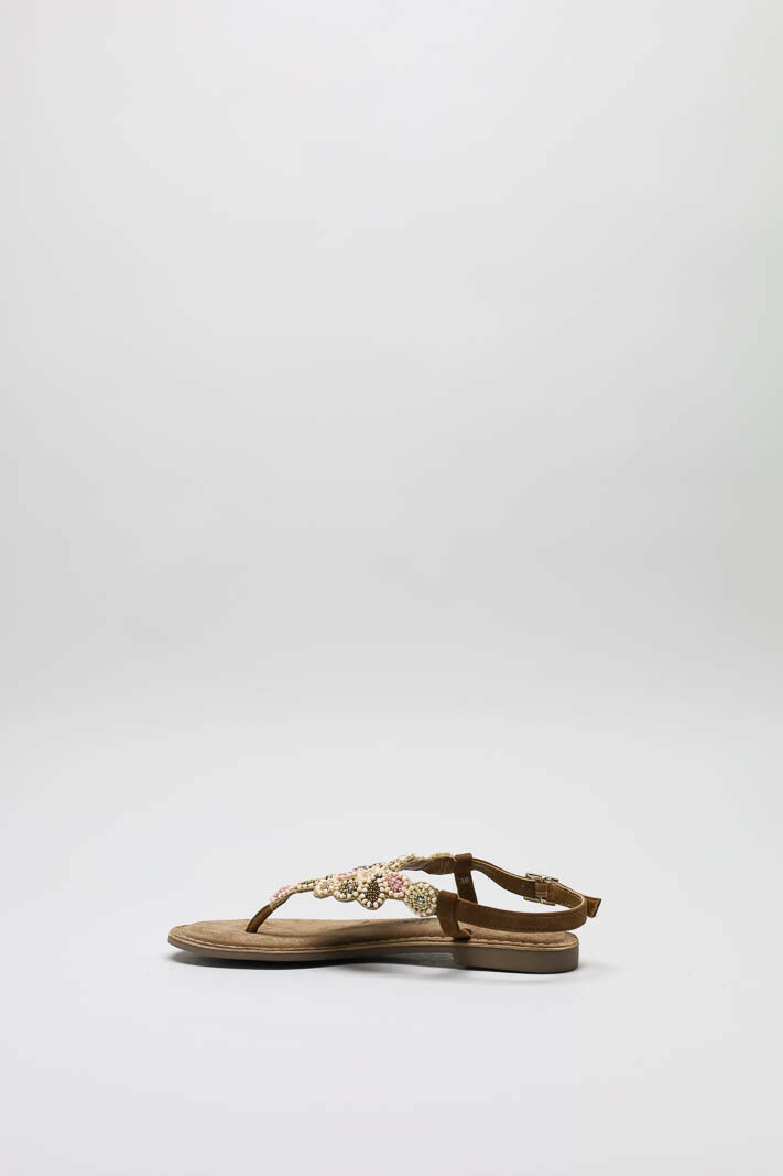 Beige Sandaal plat image