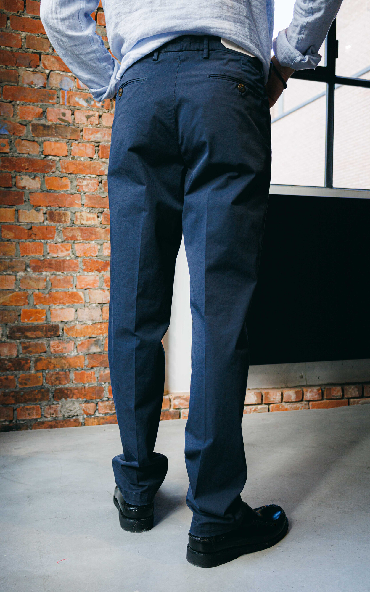 Donkerblauw Broek image