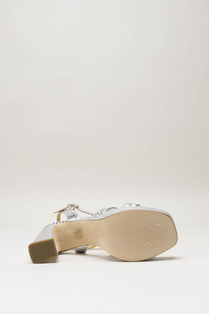 Zilver Sandaal hak image