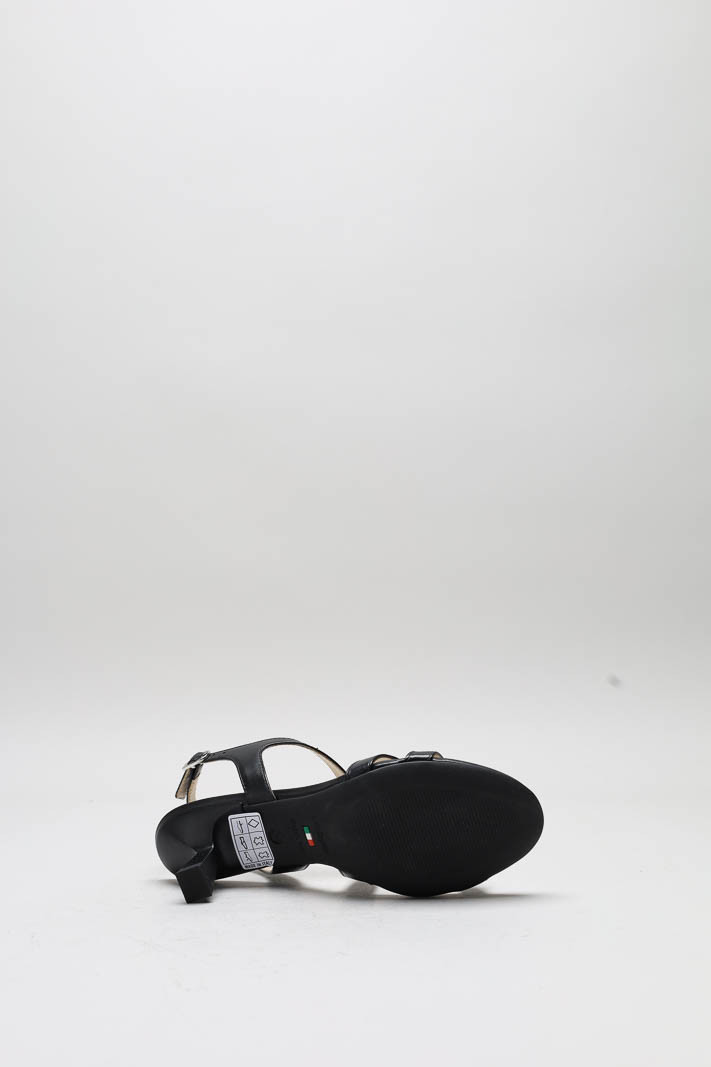 Zwart Sandaal hak image
