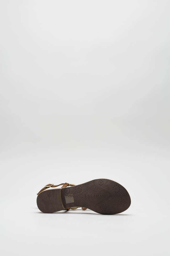 Beige Sandaal plat image