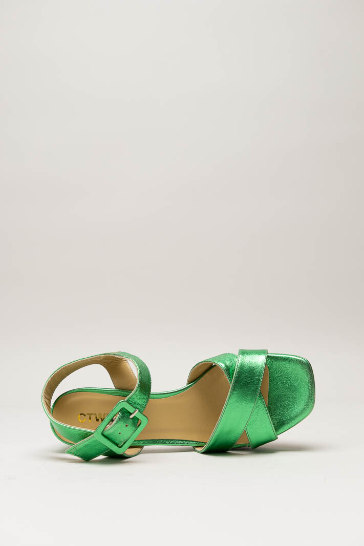 Groen Sandaal hak image