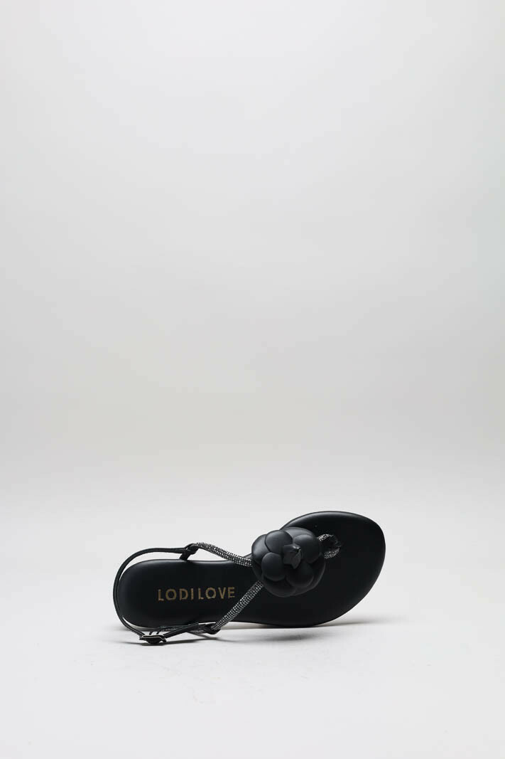 Zwart Sandaal plat image