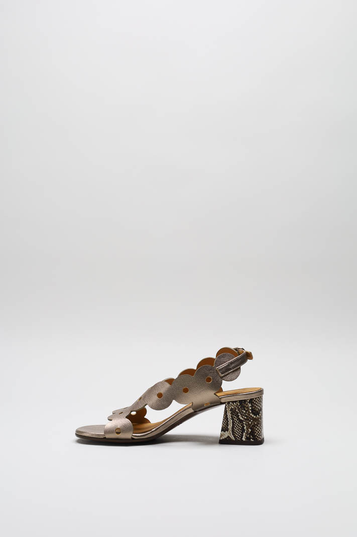 Platina Sandaal hak image