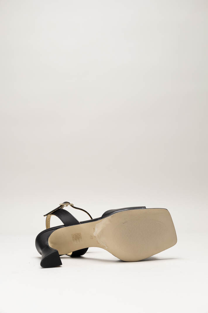 Zwart Sandaal hak image