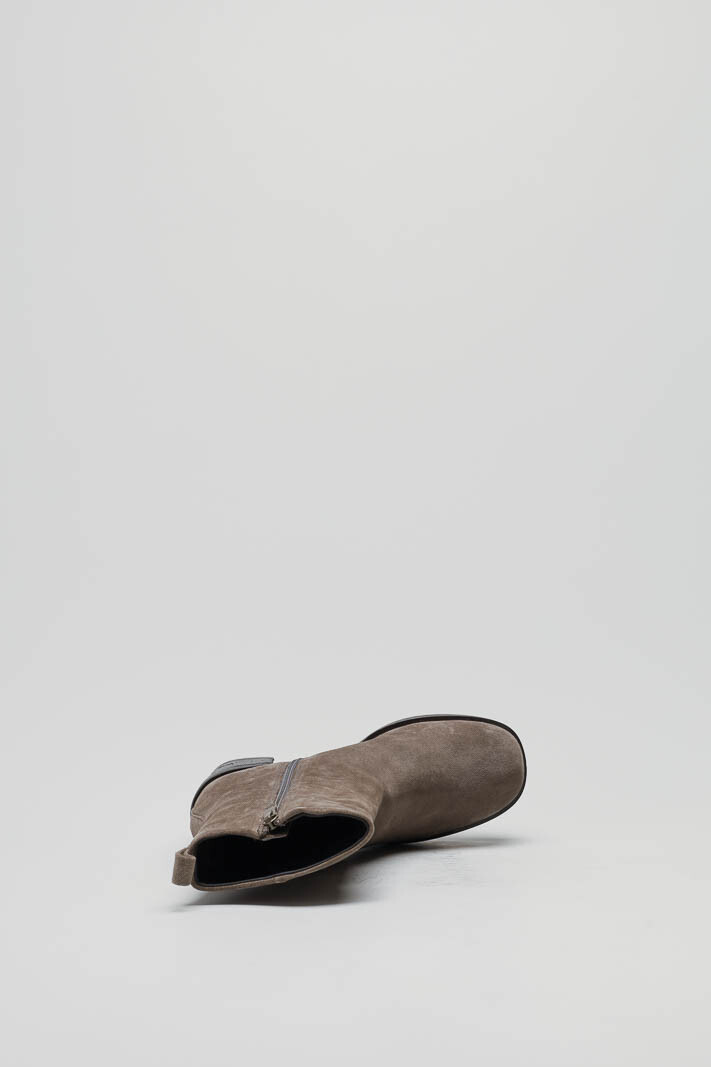 Taupe Enkellaars hak image