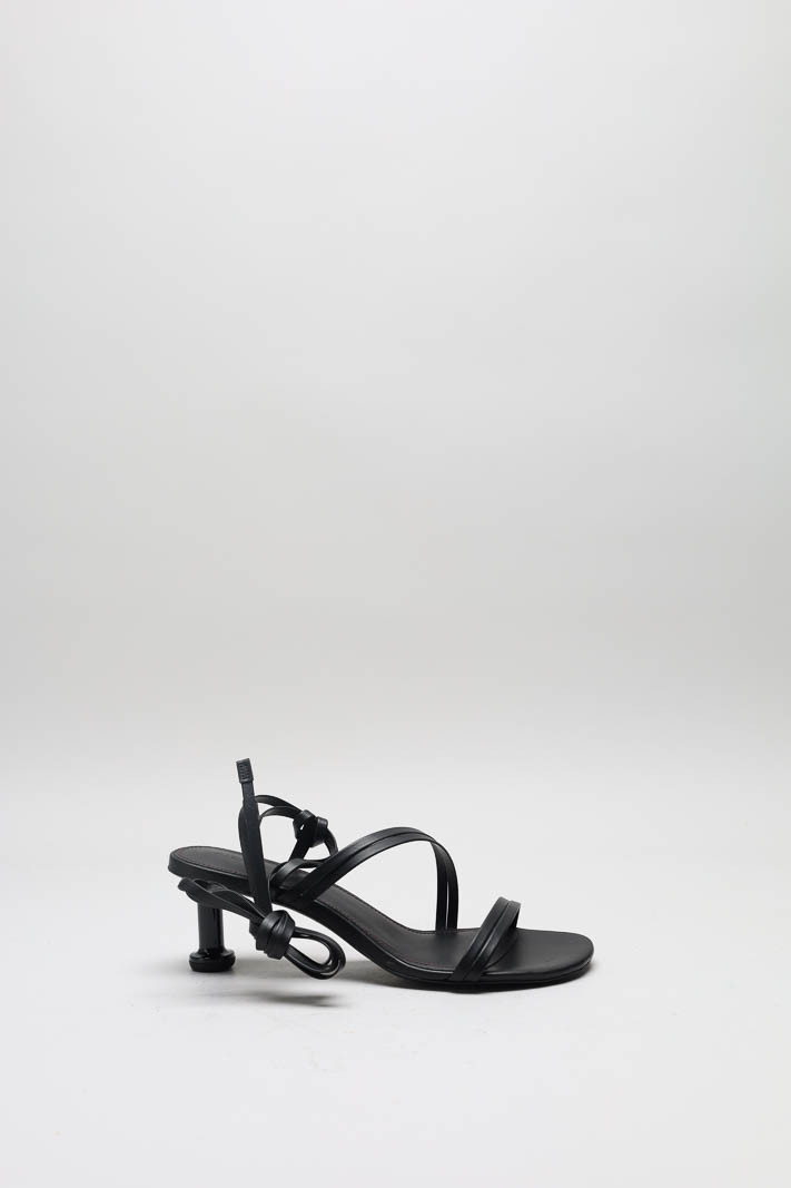 Zwart Sandaal hak
