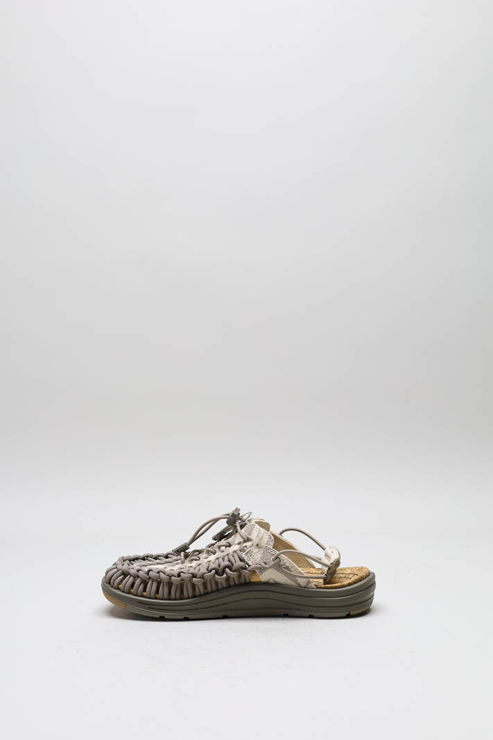 Taupe Sandaal plat image