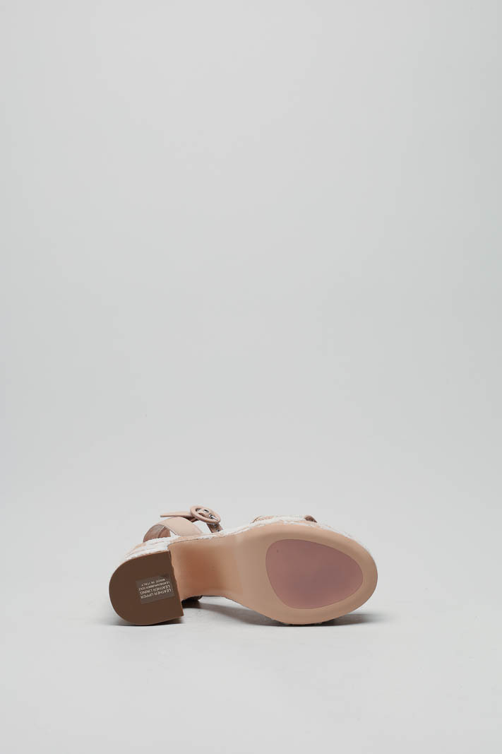 Beige Sandaal hak image