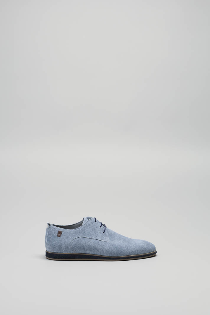 Lichtblauw Veterschoen