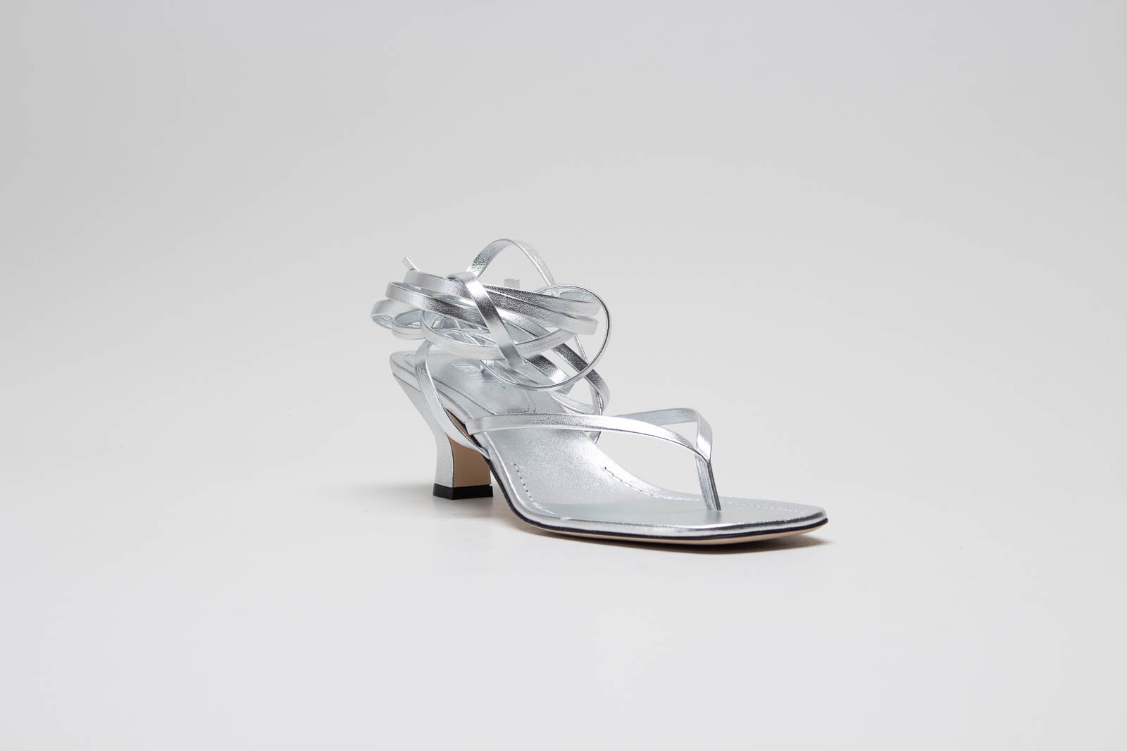 Zilver Sandaal hak image