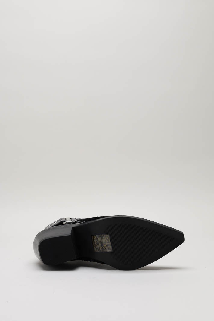 Zwart Enkellaars hak image