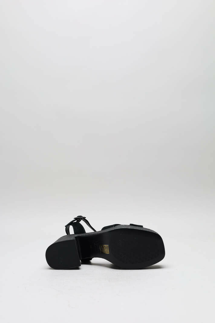 Zwart Sandaal hak image