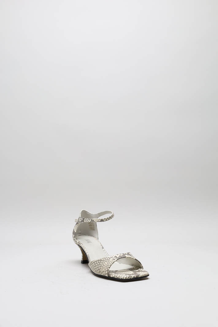 Greige Sandaal hak image