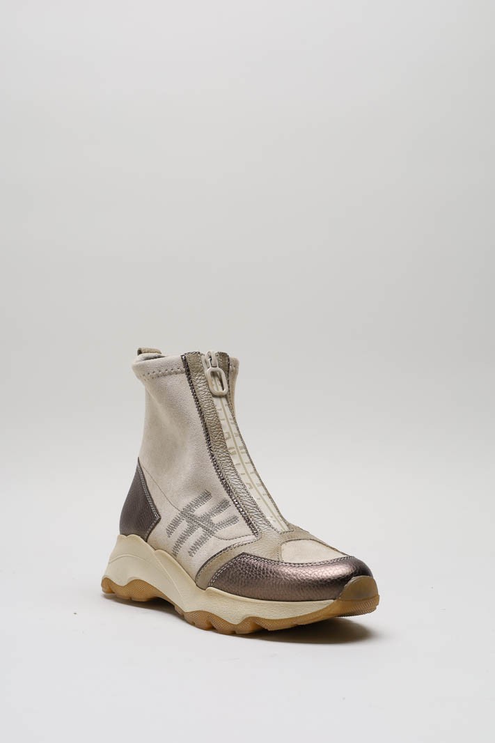 Taupe Enkellaars plat