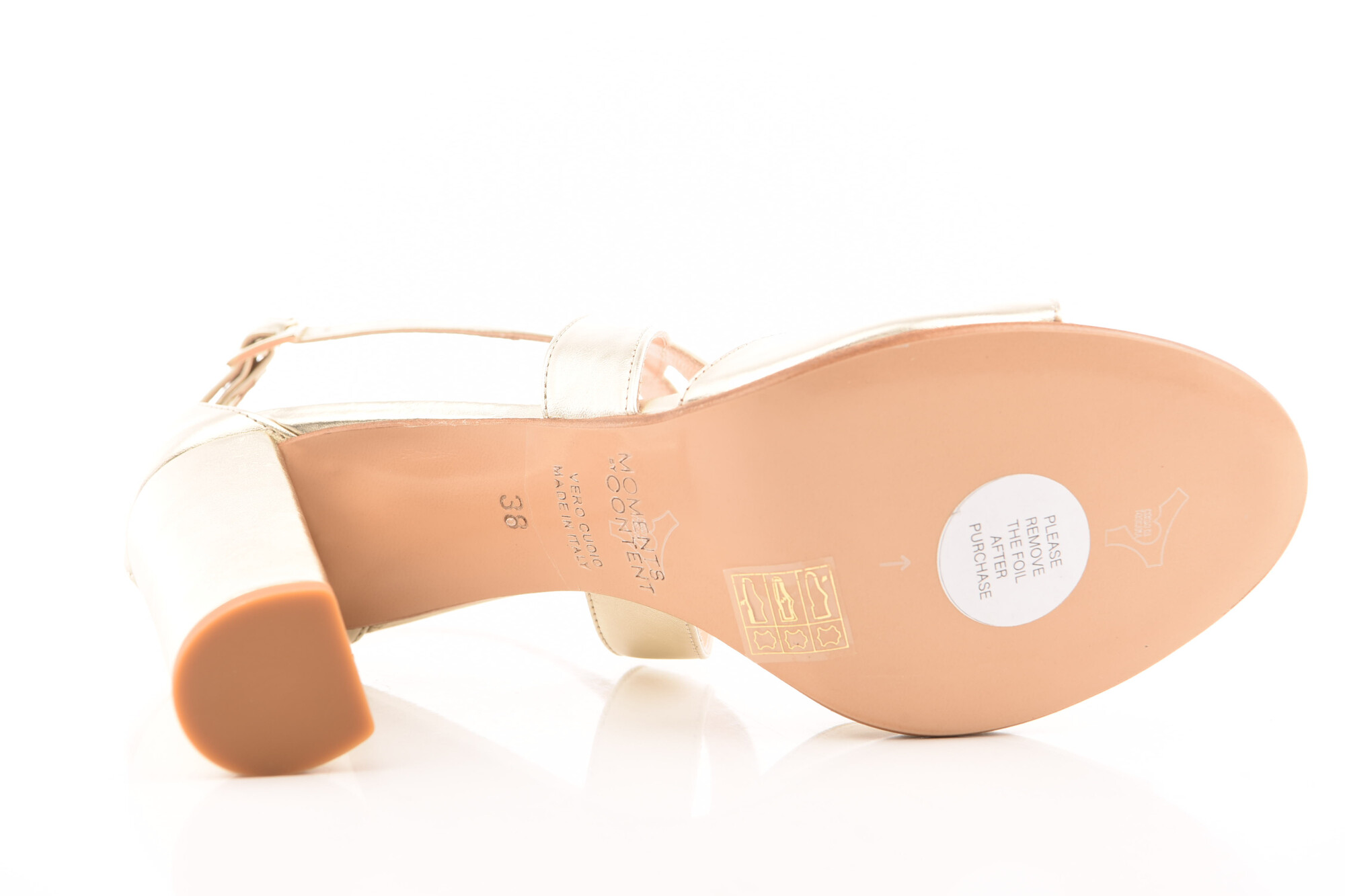 Goud Sandaal hak image