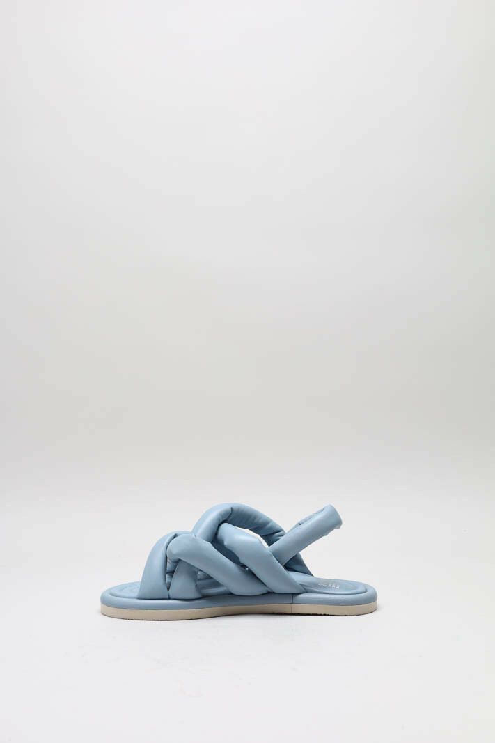 Lichtblauw Sandaal plat image