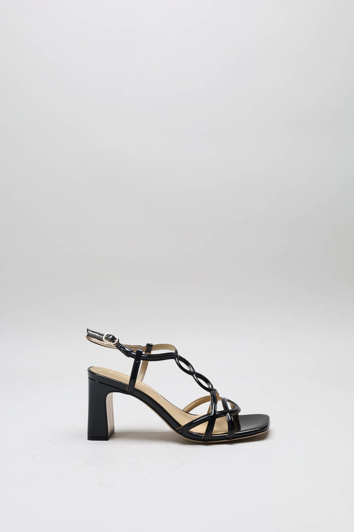 Zwart Sandaal hak