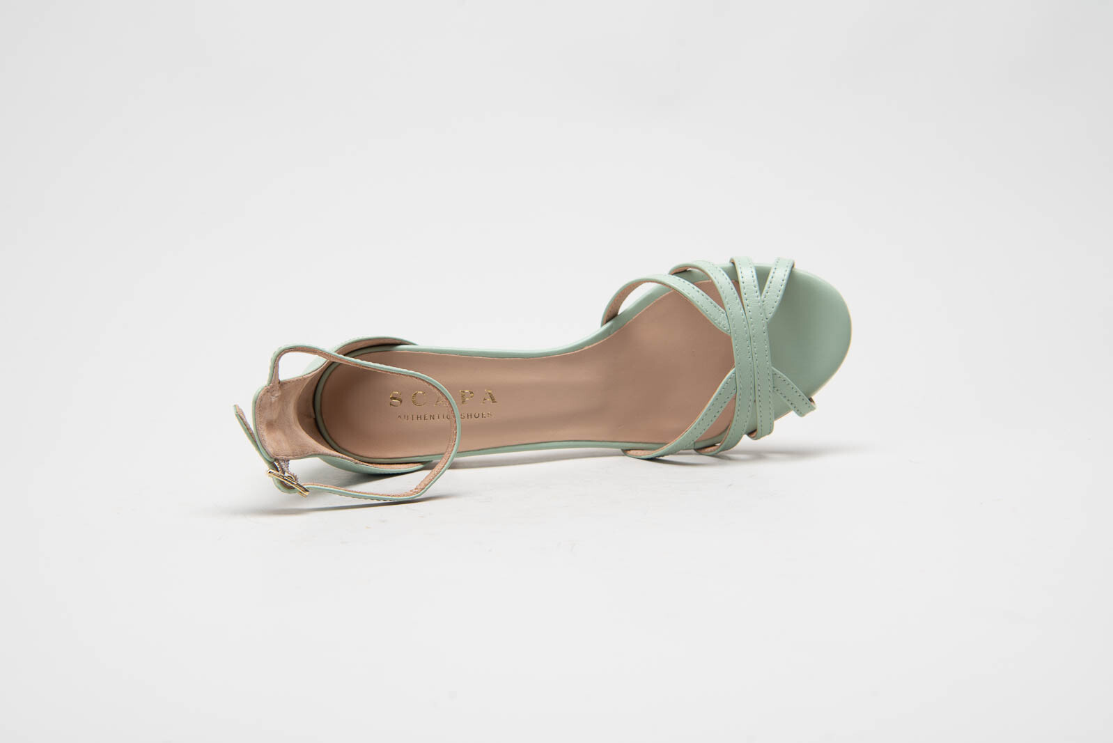 Lichtgroen Sandaal hak image