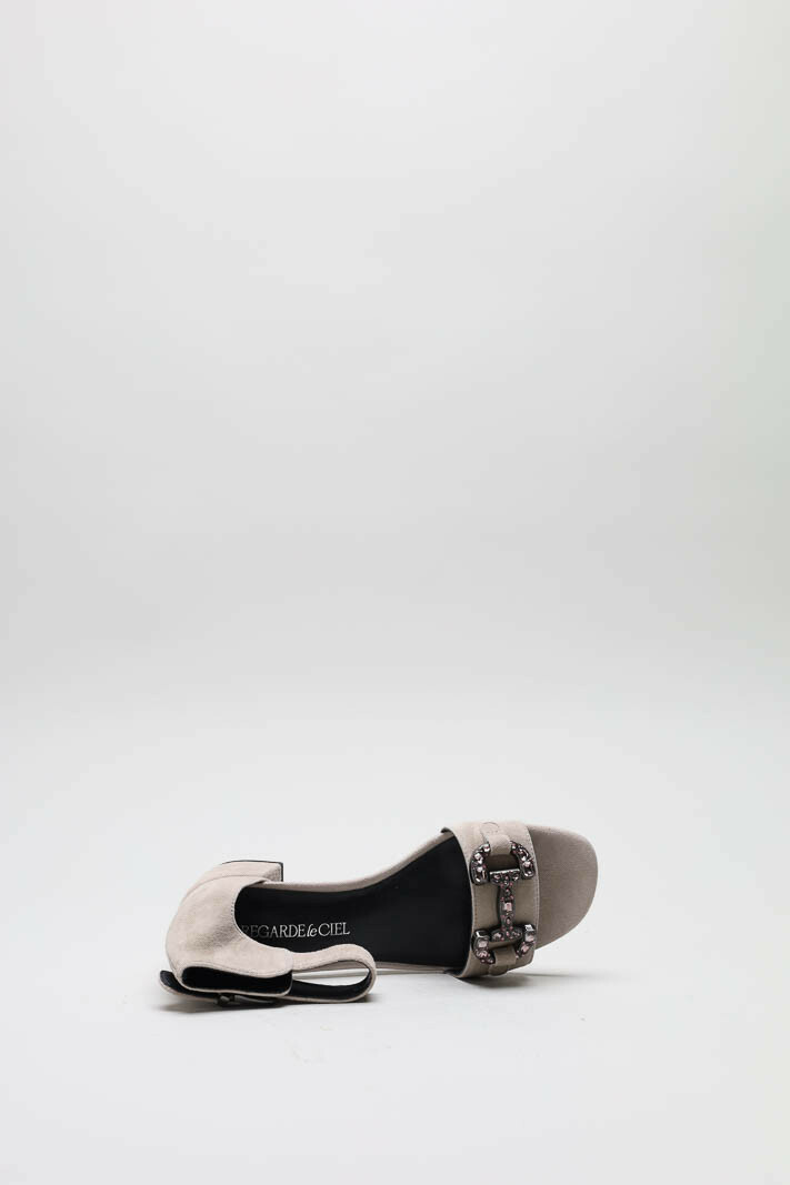 Taupe Sandaal hak image