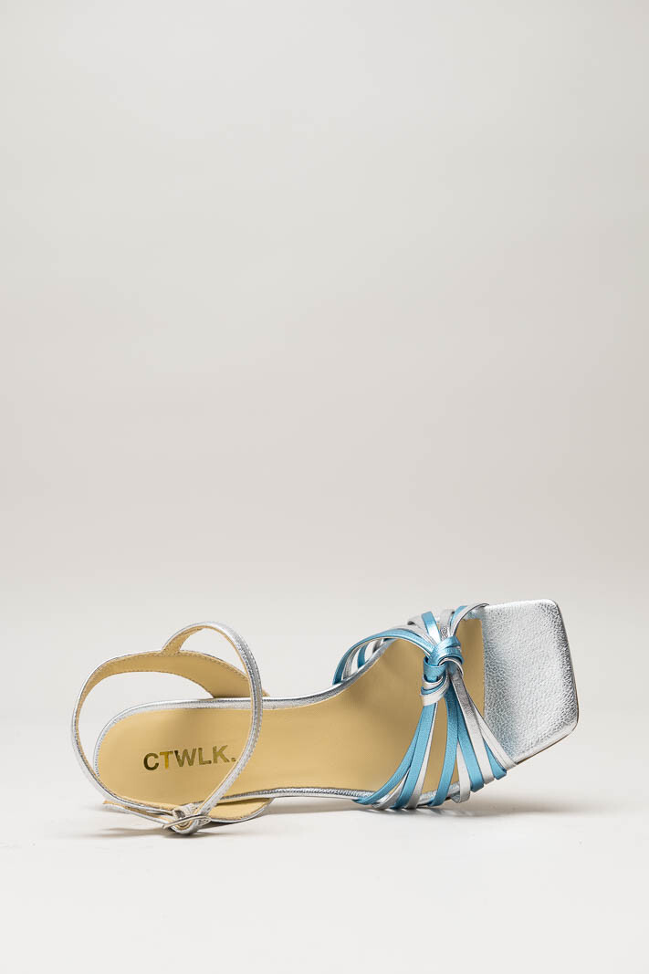 Zilver Sandaal hak image