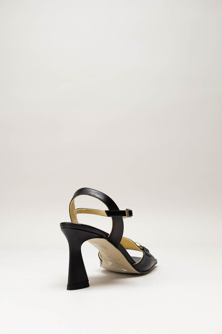 Zwart Sandaal hak image