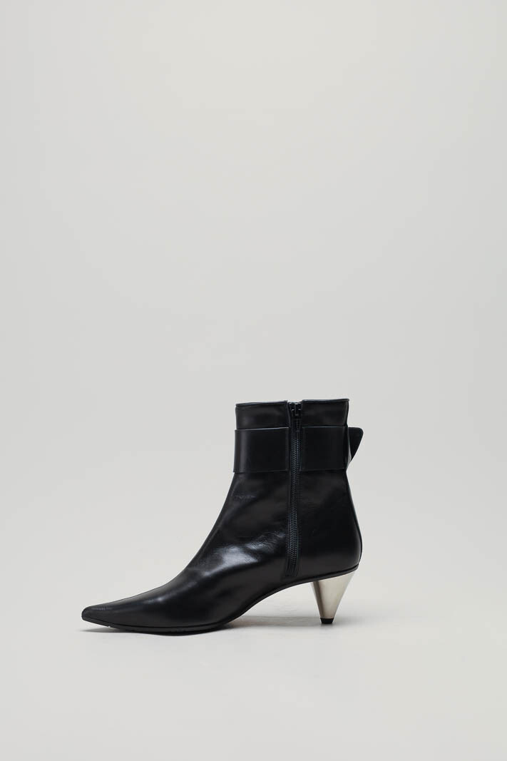 Zwart Enkellaars hak image