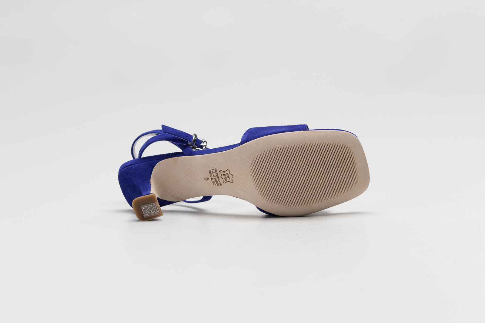 Blauw Sandaal hak image