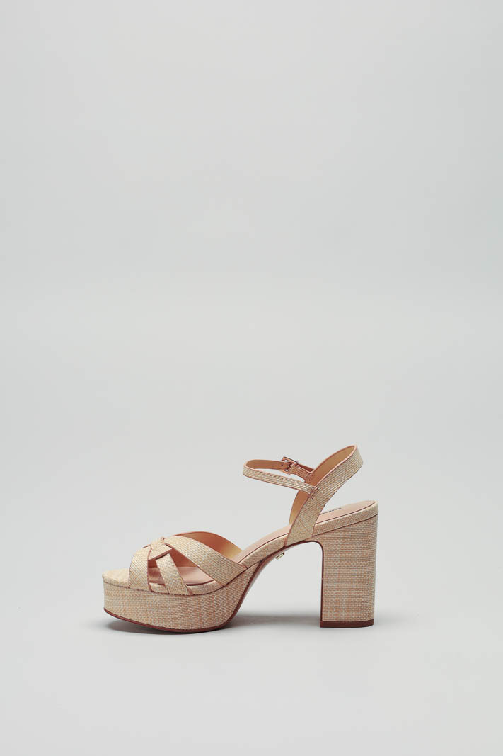 Beige Sandaal hak image