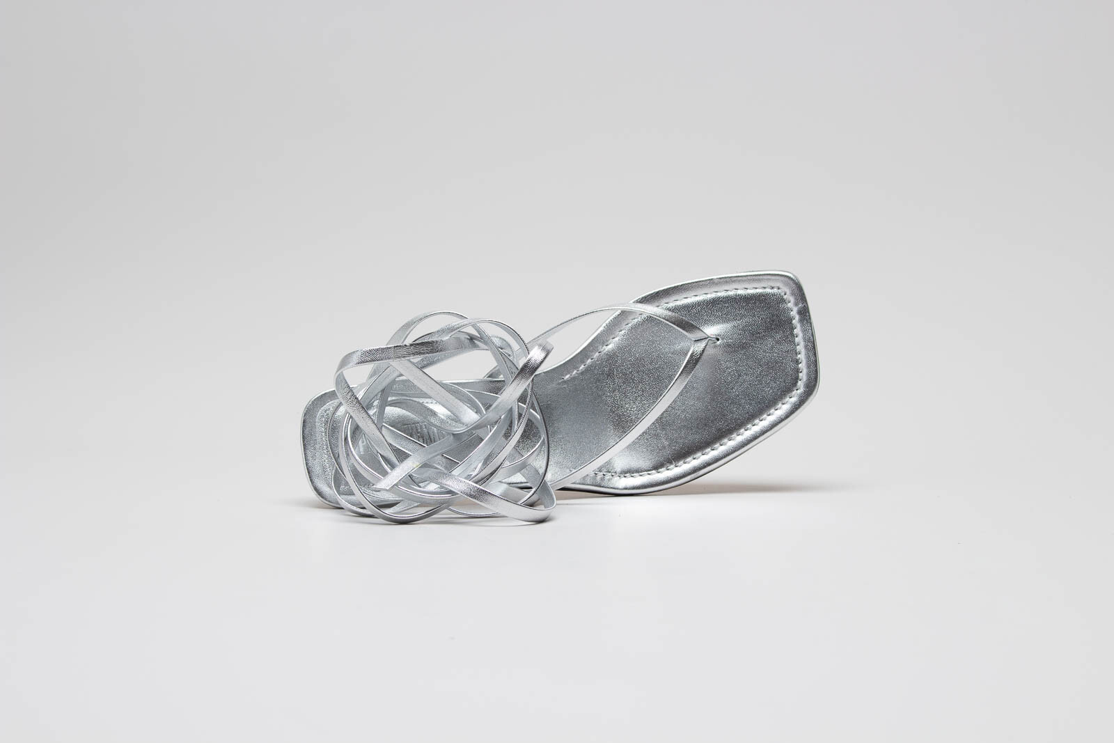 Zilver Sandaal hak image